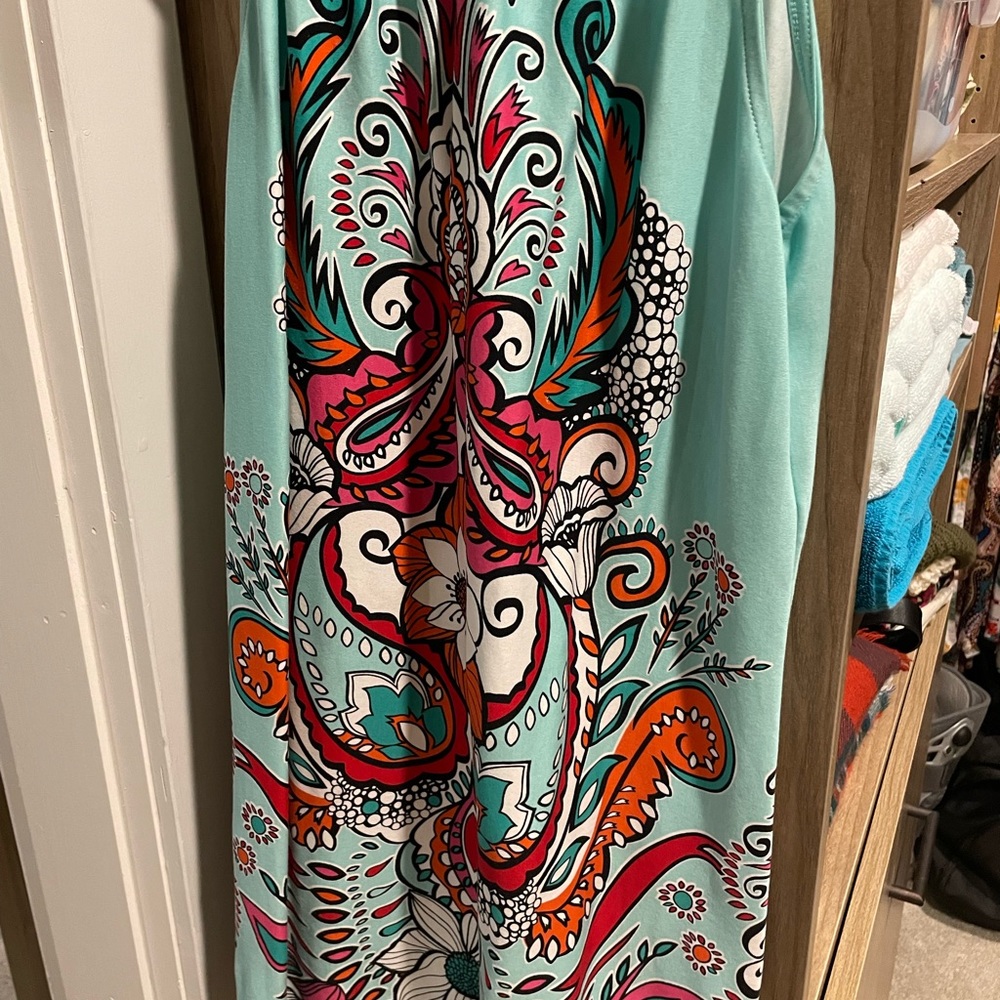 Large boho dress